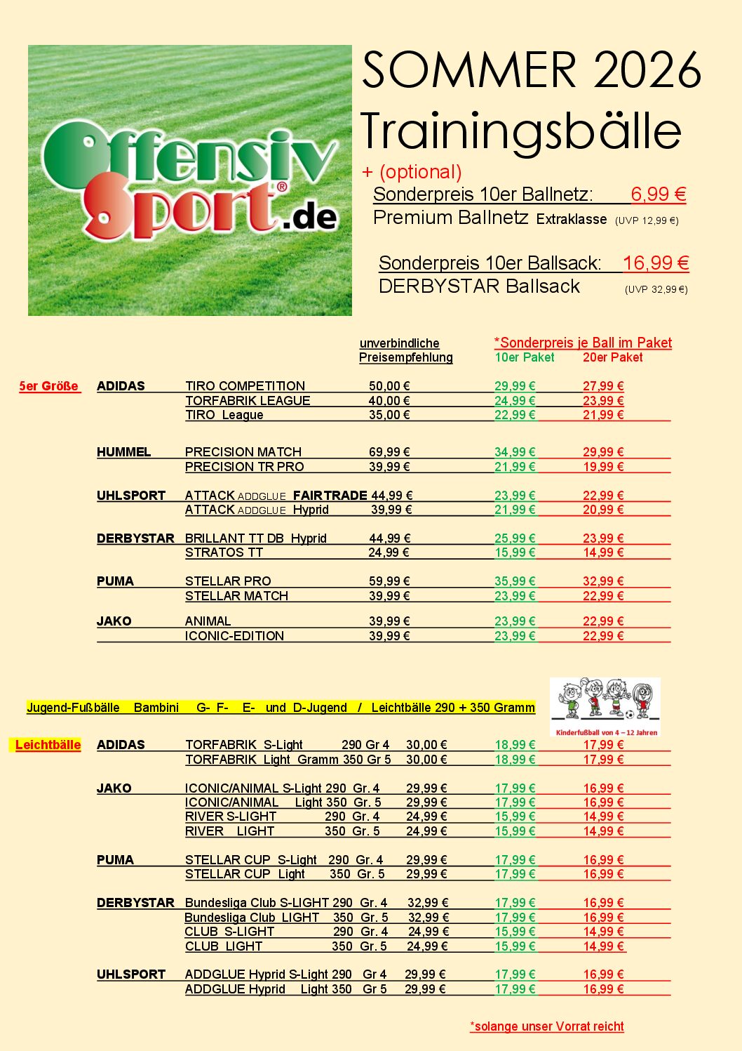 Trainingsball Angebot – Bild 1