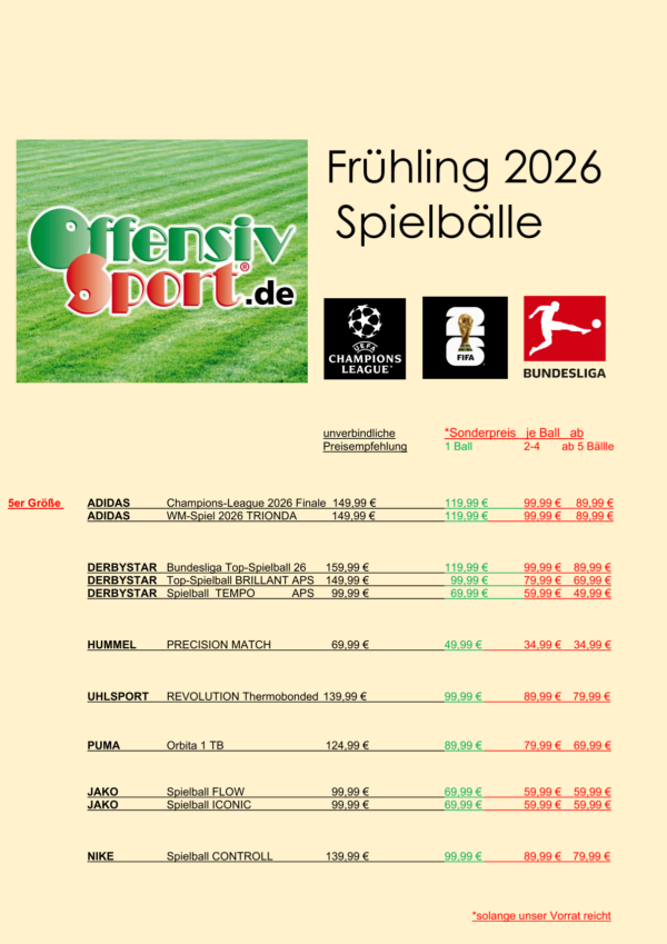 Spielball Angebot