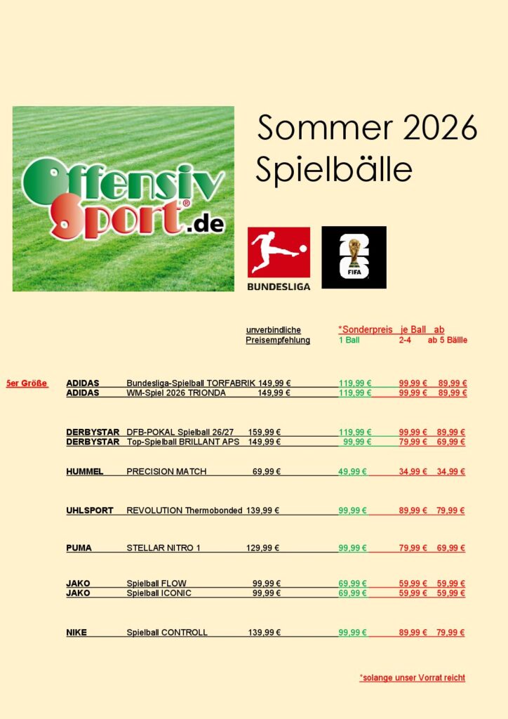 Spielball Angebot