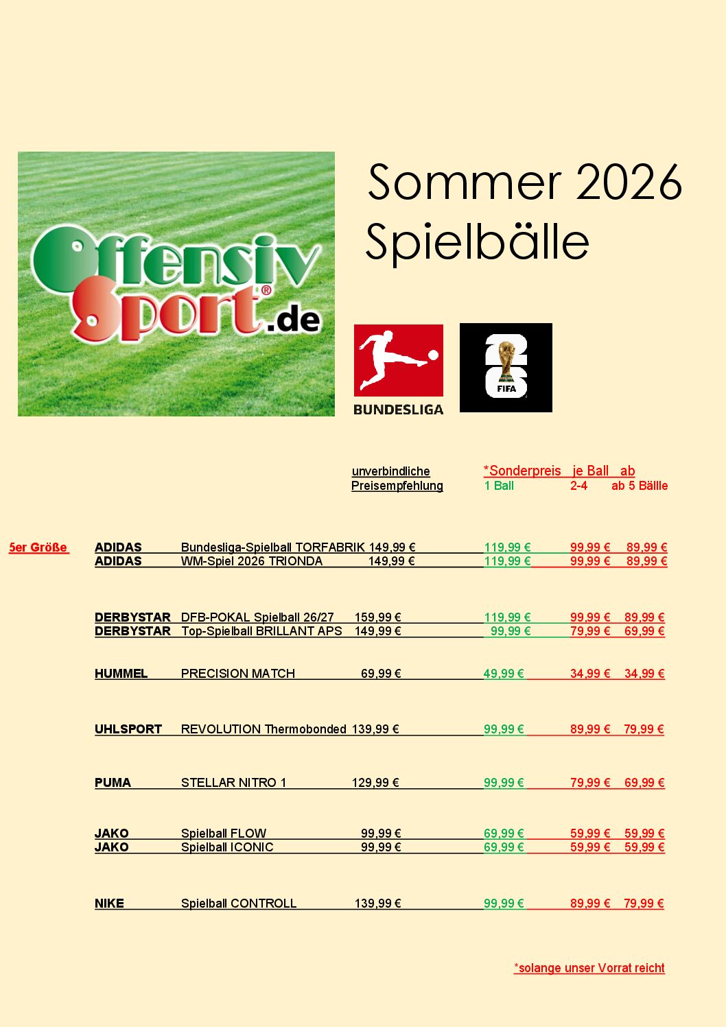Spielball Angebot – Bild 1